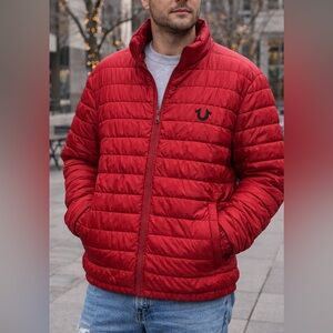 True Religion "Bleed True" Puffer Jacket